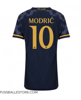 Günstige Real Madrid Luka Modric #10 Auswärtstrikot Damen 2023-24 Kurzarm